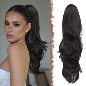 Long Wavy Black Hair Extension